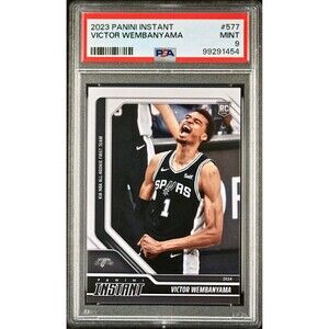 Victor Wembanyama 2023 Panini NBA All-Rookie 1st Team 577 Rookie Card PSA 9 Mint